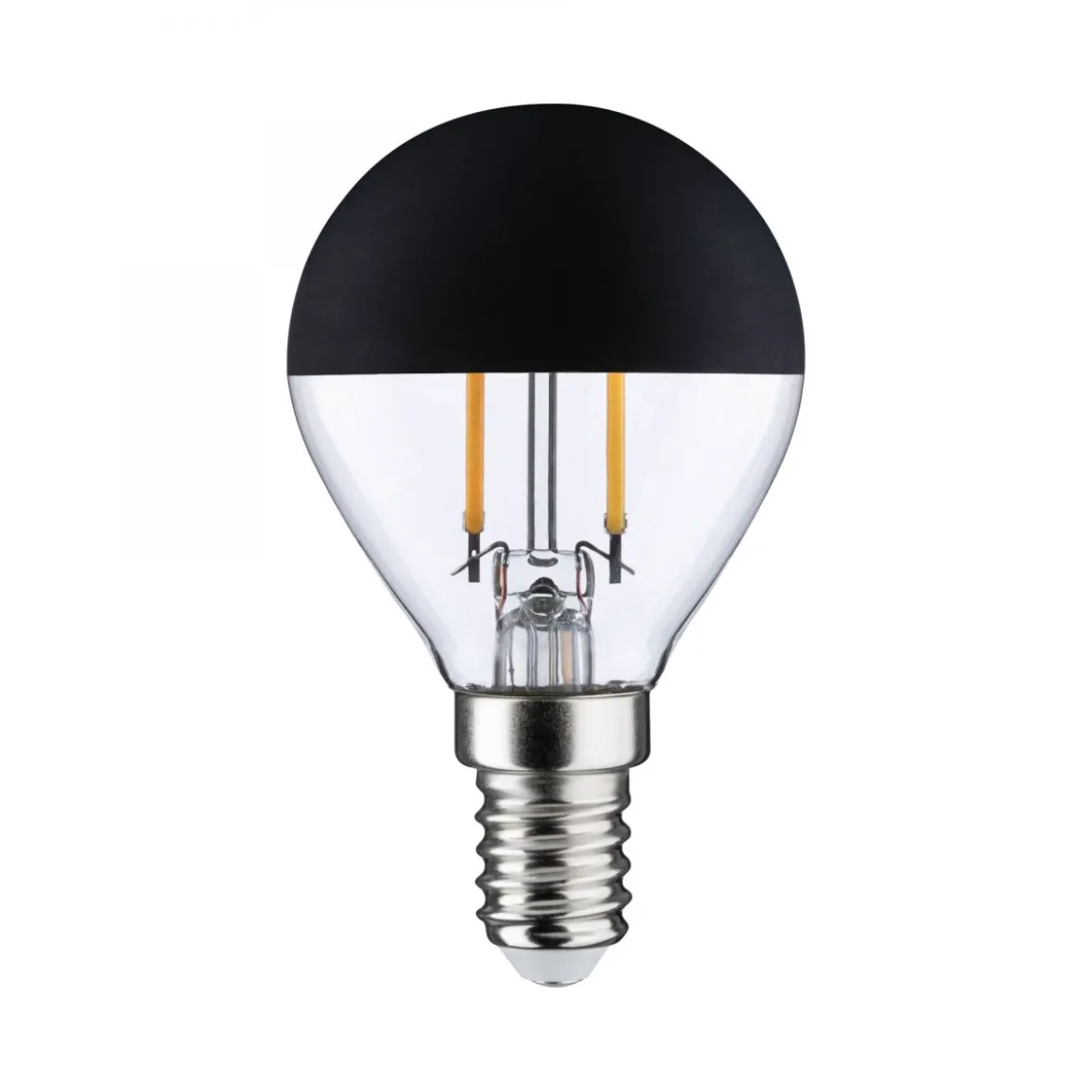Paulmann 29263 LED Tropfen Kopfspiegel Schwarzmatt 250lm E14 warmweiß
