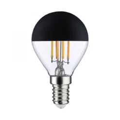 Paulmann 29264 LED Tropfen Kopfspiegel Schwarzmatt 470lm E14 warmweiß dimmbar