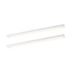 Paulmann 98614 LED Unterschrankleuchte Inline Erweiterung 2er-Set 35cm 3000K dimmbar weiß matt
