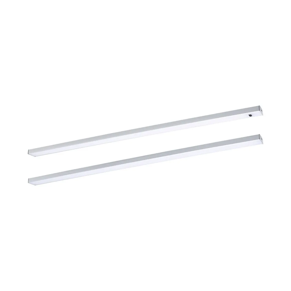 Paulmann 98617 LED Unterschrankleuchte Inline Starterset 2er-Set 55cm tunable white chrom