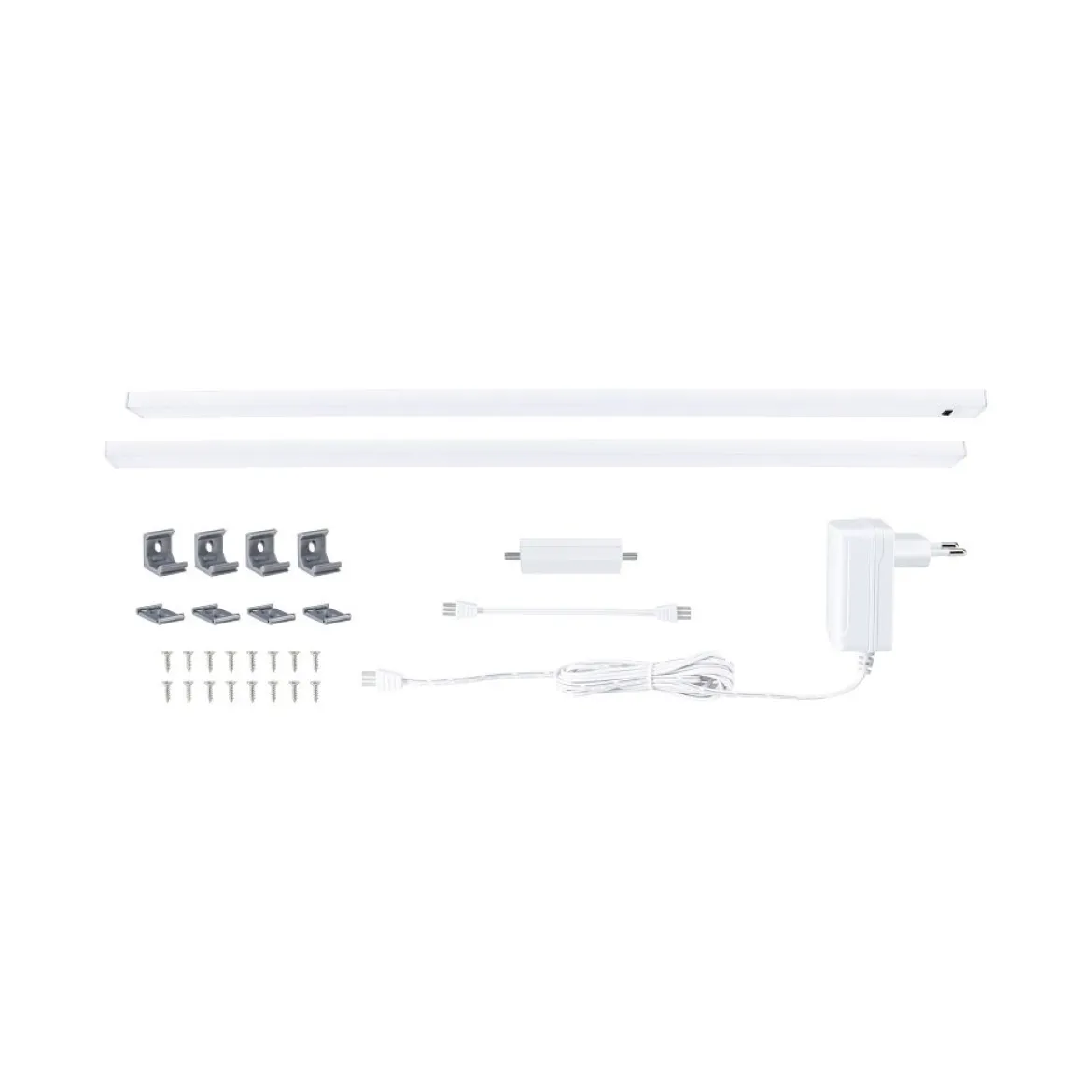 Paulmann 98619 LED Unterschrankleuchte Inline Starterset 2er-Set 55cm tunable white weiß