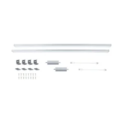 Paulmann 98621 LED Unterschrankleuchte Inline Erweiterung 2er-Set 55cm tunable white chrom