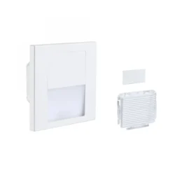 Paulmann 79999 LED Wandeinbauleuchte Tsaro eckig 80x36mm 2700K Weiß