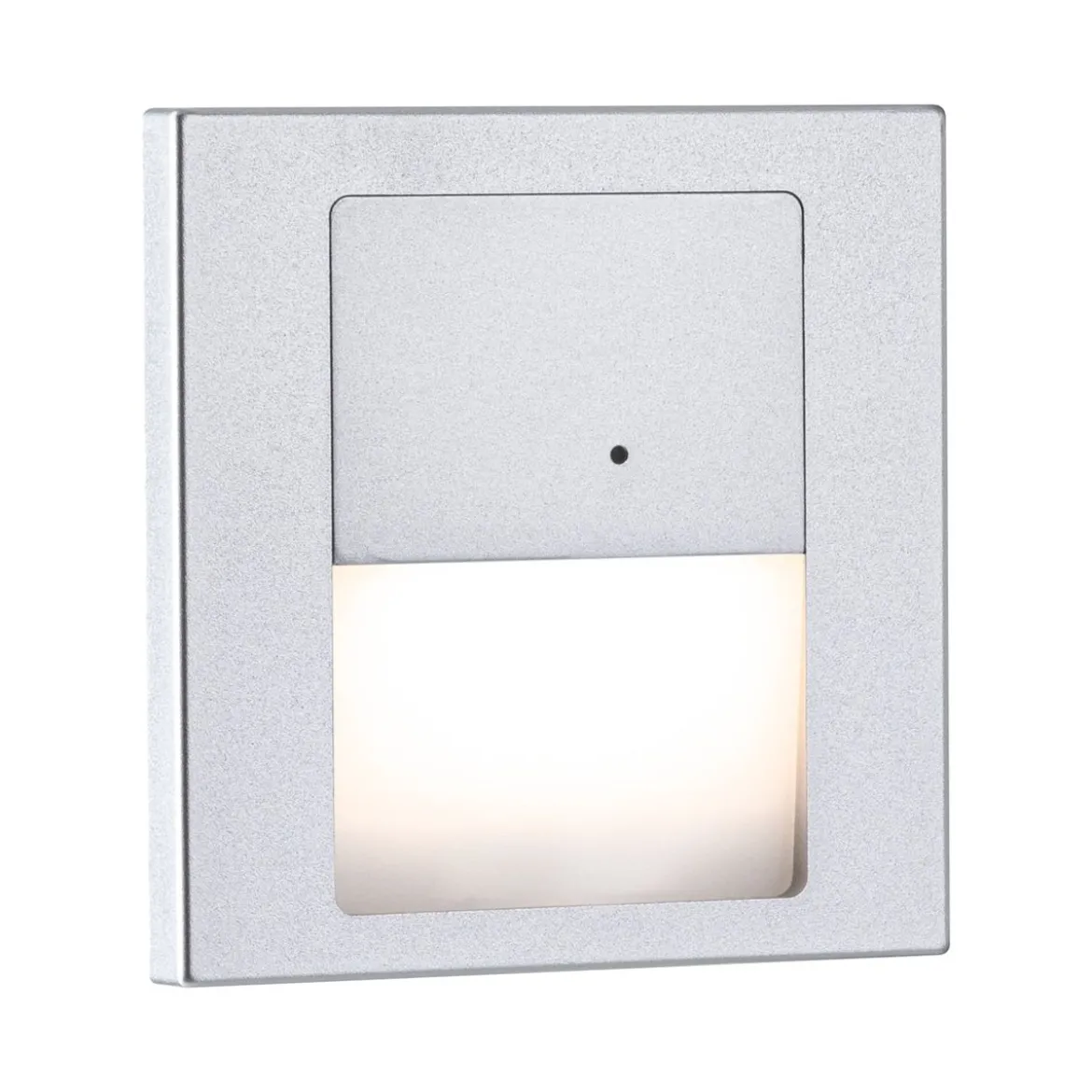 Paulmann 80003 LED Wandeinbauleuchte Tsaro eckig 80x36mm 2700K Chrom matt Sensor