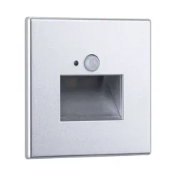 Paulmann 93134 LED Wandeinbauleuchte Edge Quadro Bewegungsmelder 80x42mm 2700K Chrom matt