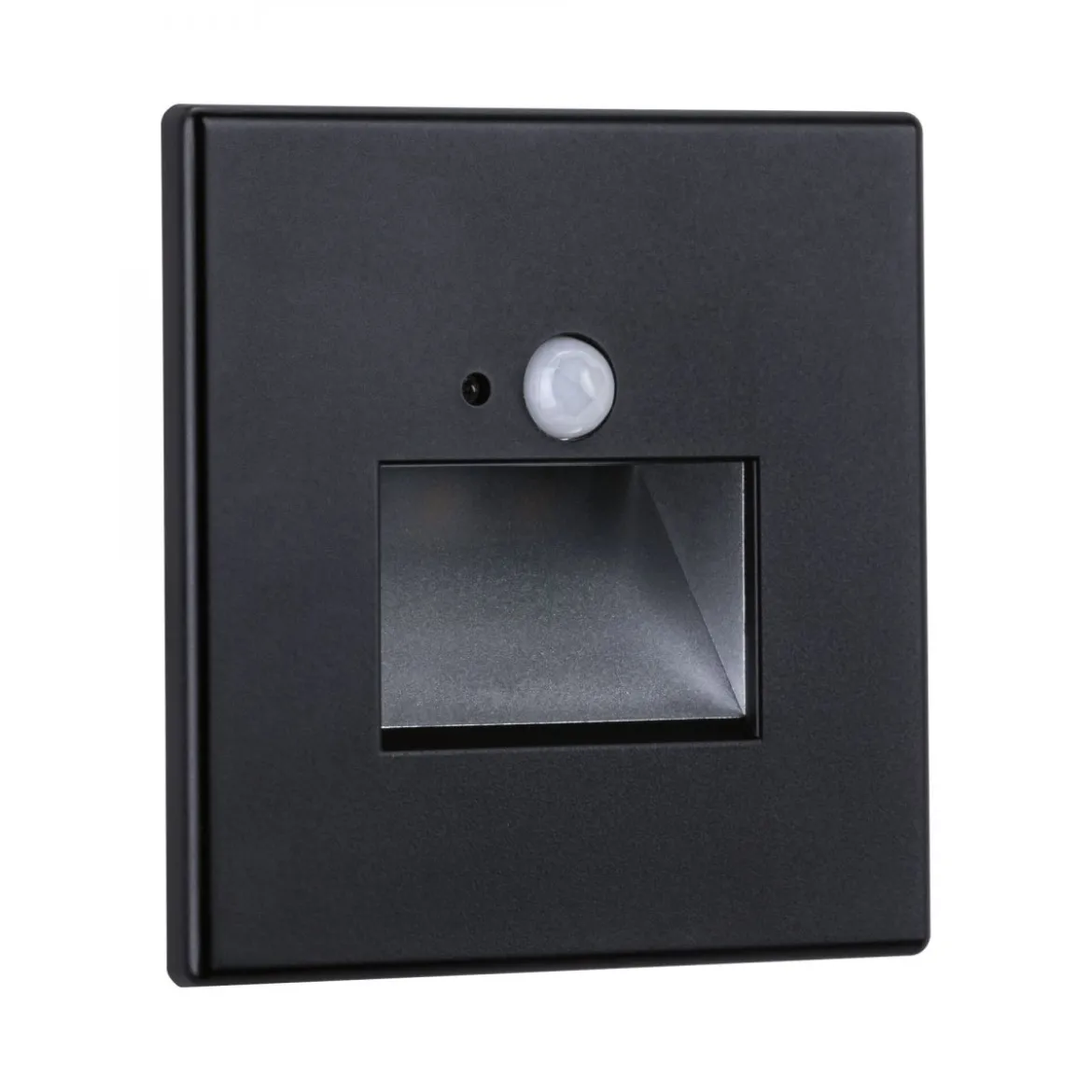 Paulmann 93135 LED Wandeinbauleuchte Edge Quadro Bewegungsmelder 80x42mm 2700K Schwarz