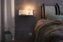 Paulmann 96774 LED Wandleuchte Devara USB C E27 Weiß matt