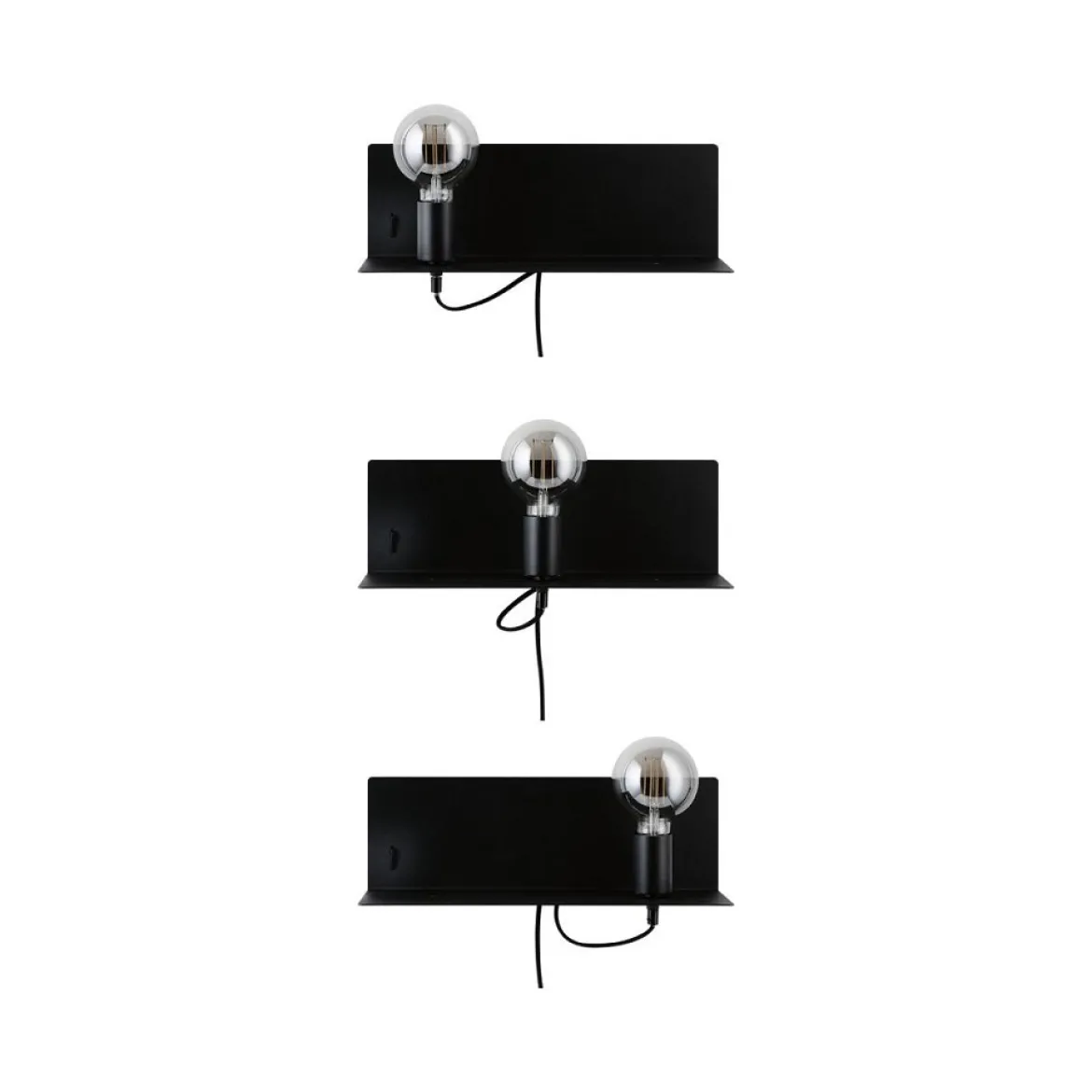 Paulmann 96775 LED Wandleuchte Devara USB C E27 Schwarz matt
