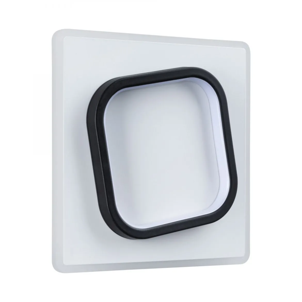 Paulmann 71164 LED Wandleuchte 2Form 24x24cm Weiß Schwarz 4000K