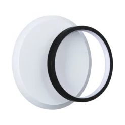Paulmann 71166 LED Wandleuchte 2Form rund Weiß Schwarz 4000K 860lm