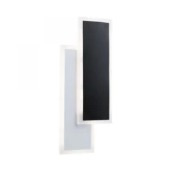 Paulmann 71167 LED Wandleuchte 2Form rechteckig Weiß Schwarz 4000K 1070lm