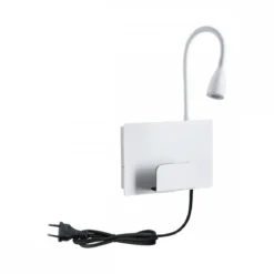 Paulmann 71100 LED Wandleuchte Halina USB C Weiss matt 2700K