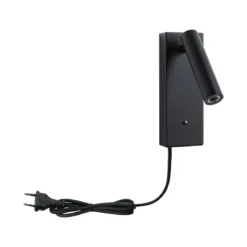 Paulmann 71109 LED Wandleuchte Hulda USB C Schwarz matt dimmbar 3000K