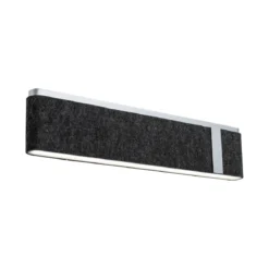 Paulmann 79987 LED Wandleuchte Jagun 3-Step-Dim 2700K 1250lm Filz anthrazit