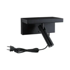 Paulmann 71107 LED Wandleuchte Jerik USB C 3000K 3-Step-Dim Schwarz