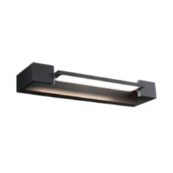 Paulmann 71204 LED Wandleuchte Lucille 400x100mm schwarz 2700K 3-Step Dim IP44