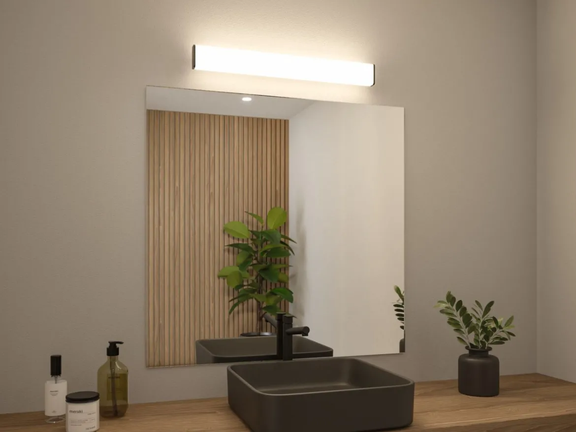 Paulmann 71208 LED Wandleuchte Nembus 60cm 3000K Schwarz IP44