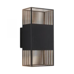 Paulmann 71251 LED Wandleuchte Tharin Schwarz 3000K IP44