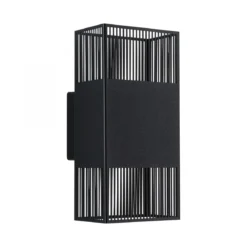 Paulmann 71251 LED Wandleuchte Tharin Schwarz 3000K IP44