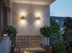Paulmann 71254 LED Wandleuchte Tharin Gold 3000K IP44