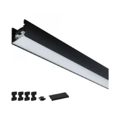 Paulmann 98204 Linion Einspeisung Power Channel 230/24V 100VA 3000K schwarz 1m