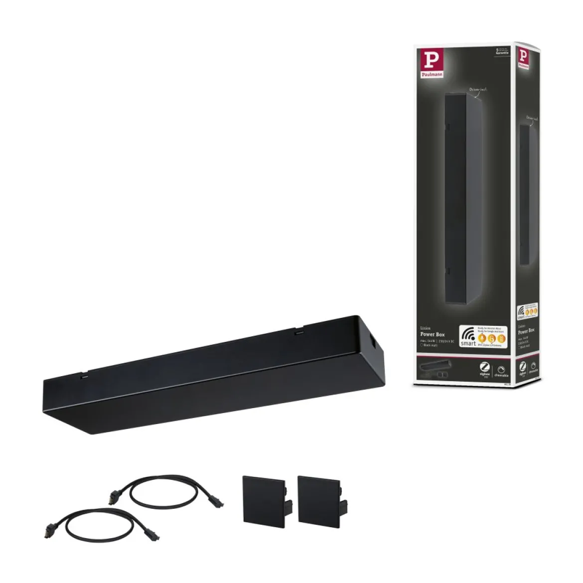 Paulmann 98178 Linion Einspeisung Power Box Zigbee 230/24V 180VA schwarz