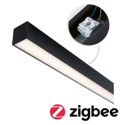 Paulmann 98181 Linion Einspeisung Power Channel Zigbee 230/24V 150VA 3000K schwarz 1m