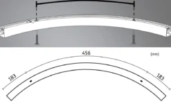 Paulmann 98172 Linion Lichtkanal 90° Kurve 24V 3000K schwarz