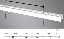 Paulmann 98169 Linion Lichtkanal 24V 3000K schwarz 1,5m