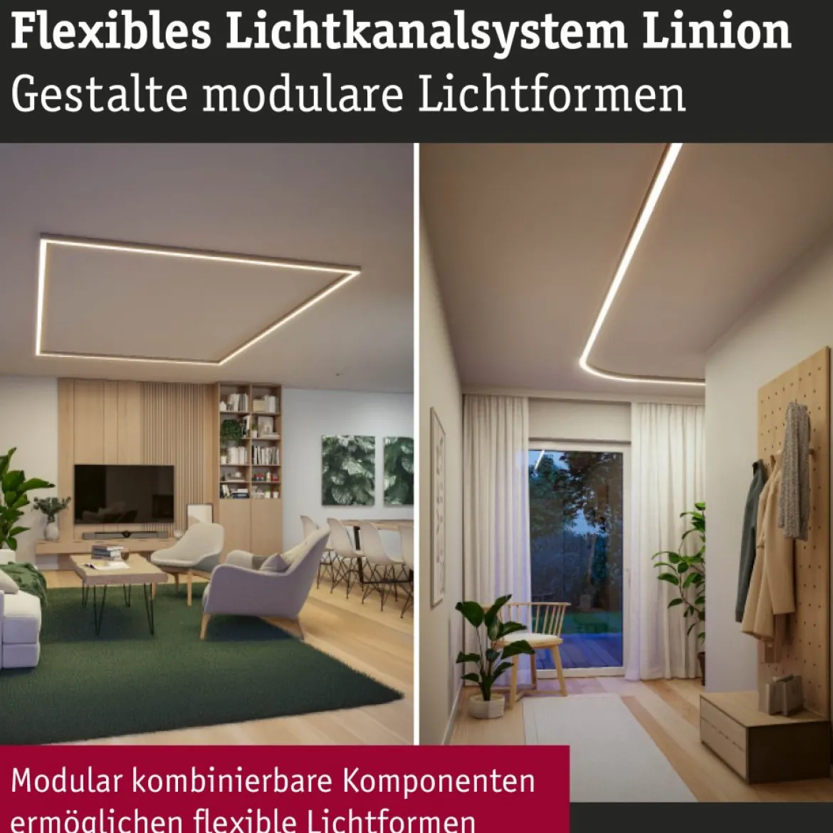 Paulmann 98209 Linion Zubehör Abdeckung Gerade weiß