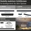Paulmann 98227 Linion Zubehör Abdeckung Kurve schwarz