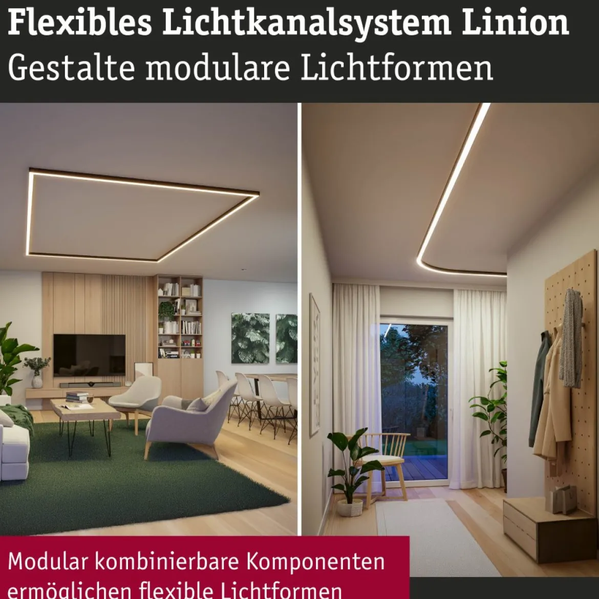 Paulmann 98227 Linion Zubehör Abdeckung Kurve schwarz