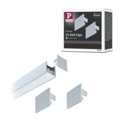 Paulmann 98625 Linion Zubehör Endkappe 2er-Set Chrom