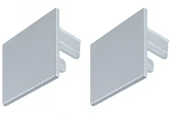 Paulmann 98625 Linion Zubehör Endkappe 2er-Set Chrom