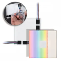 Paulmann 78420 LumiTiles Kabel Square RGBW 65cm 12V Schwarz