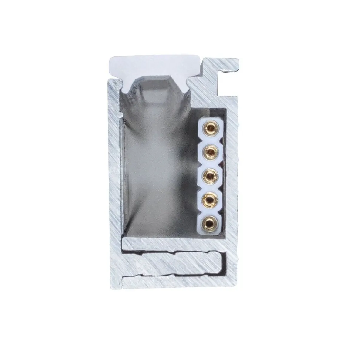 Paulmann 78406 LumiTiles LED Strip Aufbauprofil Top 1m Alu eloxiert Satin