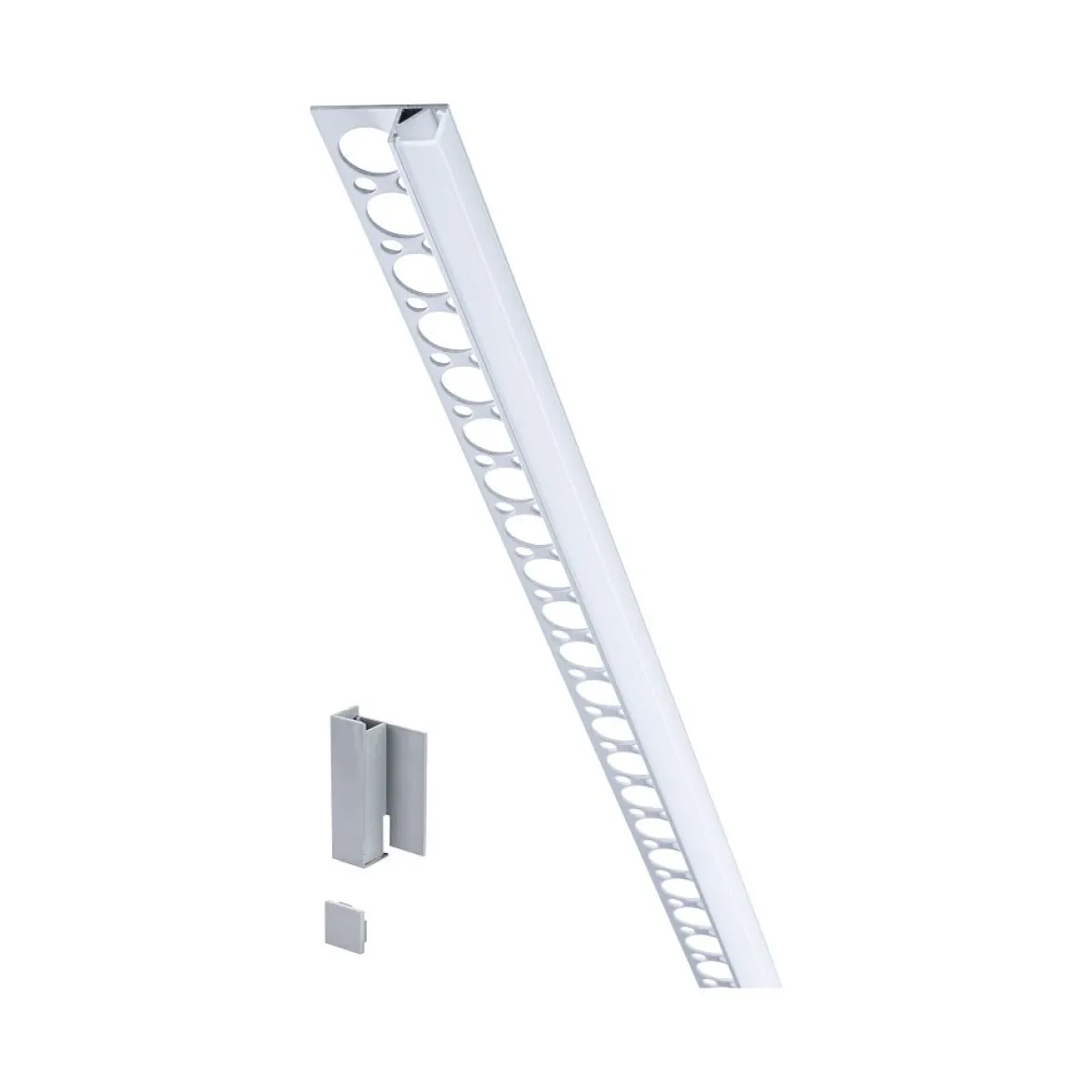 Paulmann 78411 LumiTiles LED Strip Profil Frame 1m Alu eloxiert Satin