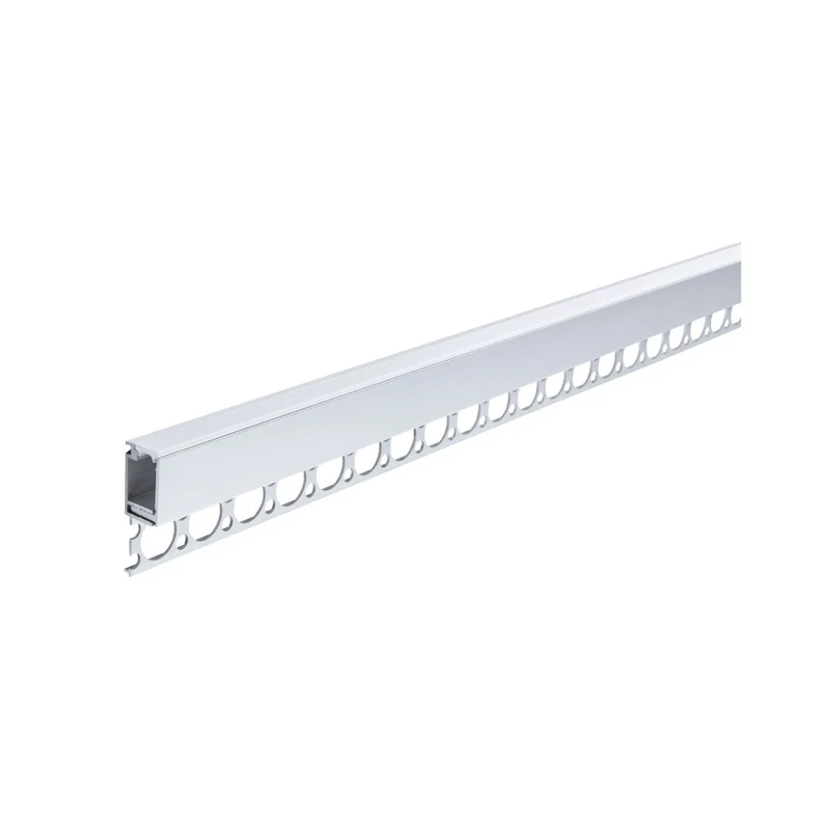 Paulmann 78403 LumiTiles LED Strip Einbauprofil Top 2m Alu eloxiert Satin