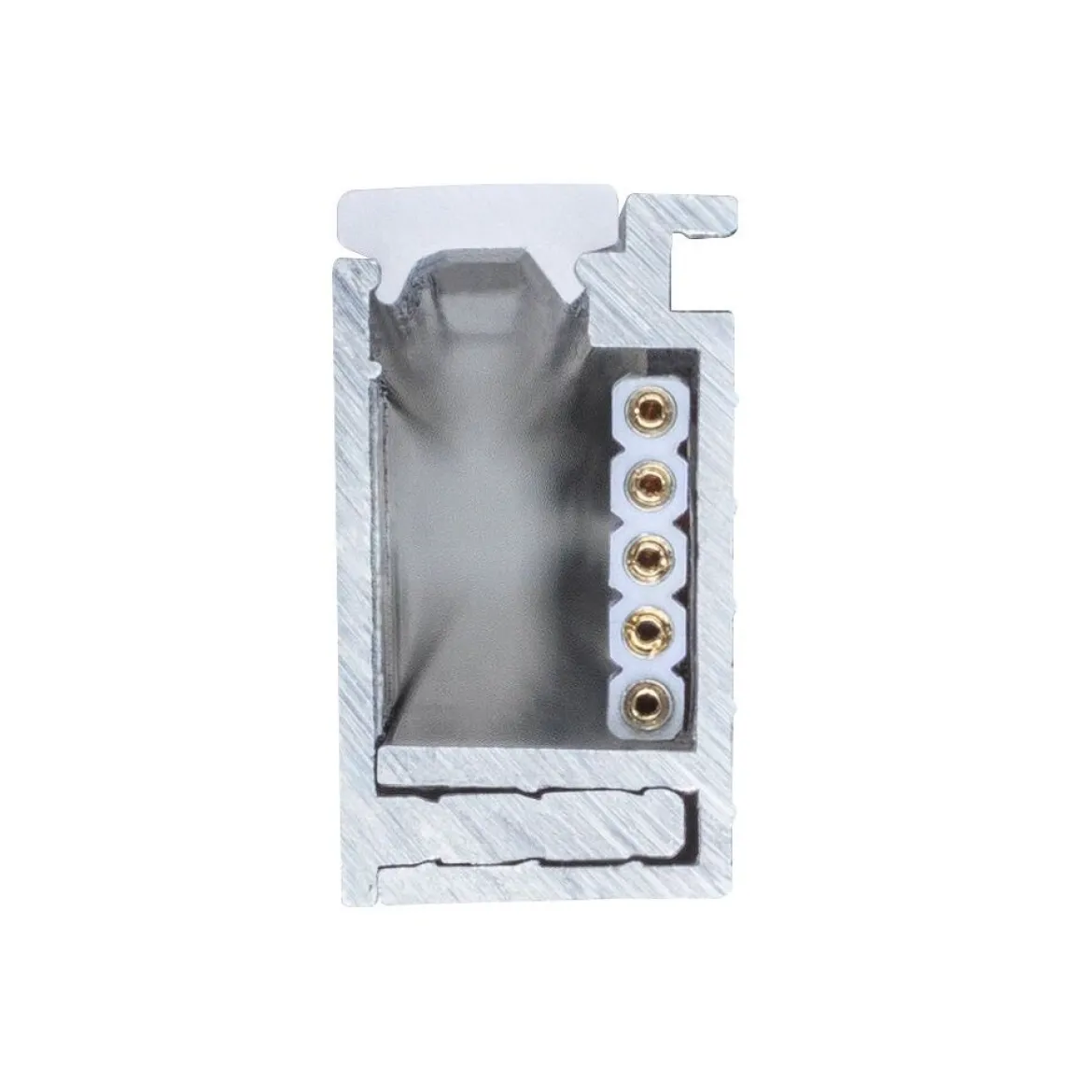 Paulmann 78405 LumiTiles LED Strip Aufbauprofil Top 2m Alu eloxiert Satin