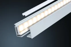 Paulmann 78405 LumiTiles LED Strip Aufbauprofil Top 2m Alu eloxiert Satin