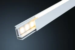 Paulmann 78405 LumiTiles LED Strip Aufbauprofil Top 2m Alu eloxiert Satin