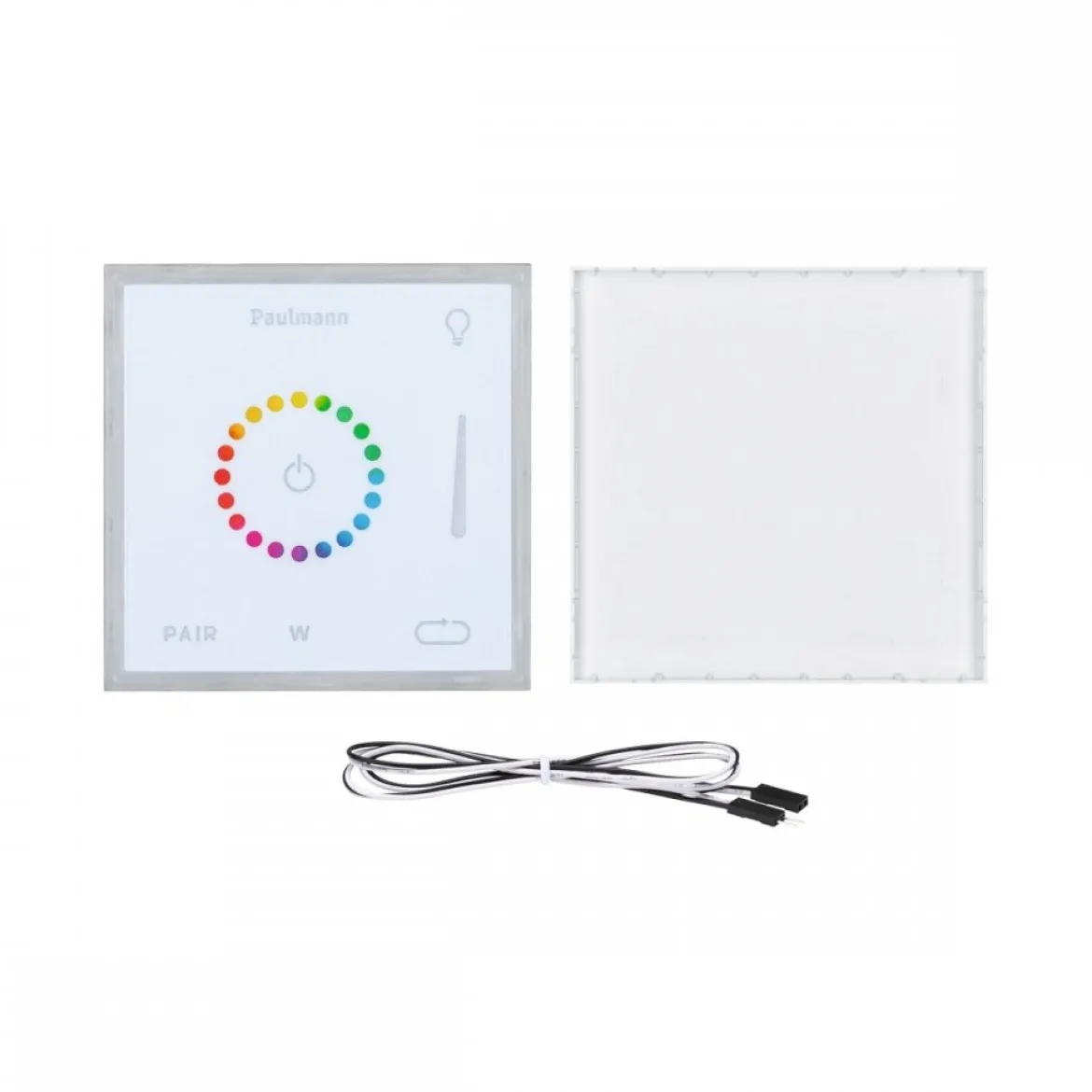 Paulmann 78423 LumiTiles Square Touch Modul IP44 100x11mm RGBW Weiß