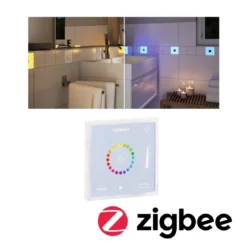 Paulmann 78423 LumiTiles Square Touch Modul IP44 100x11mm RGBW Weiß