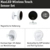 Paulmann 71225 MaxLED Basisset Sensor Wireless Touch Weiß Schwarz