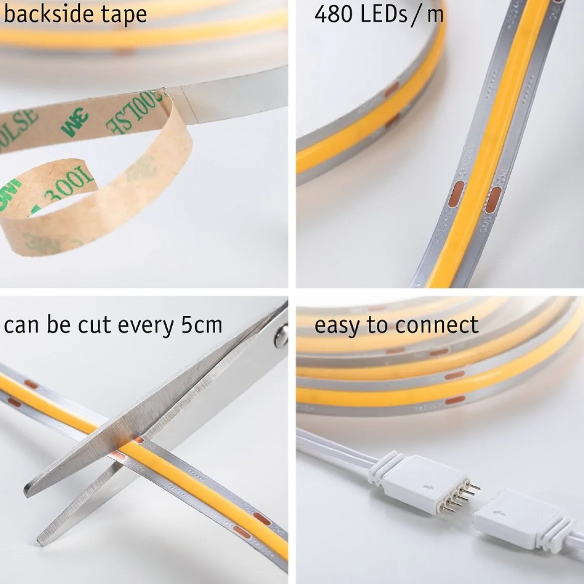 Paulmann 71045 MaxLED 500 LED Stripe Full-Line COB Basisset 1,5m