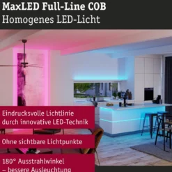 Paulmann 71198 MaxLED 500 LED Strip RGBW Full-Line COB Basisset 36VA 3m