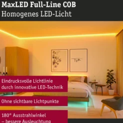 Paulmann 71200 MaxLED 1000 LED Strip RGBW Full-Line COB Basisset 1,5m