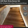 Paulmann 71120 MaxLED Stair LED Strip Sensor Akku-Set 5m Bewegungsmelder Weiß