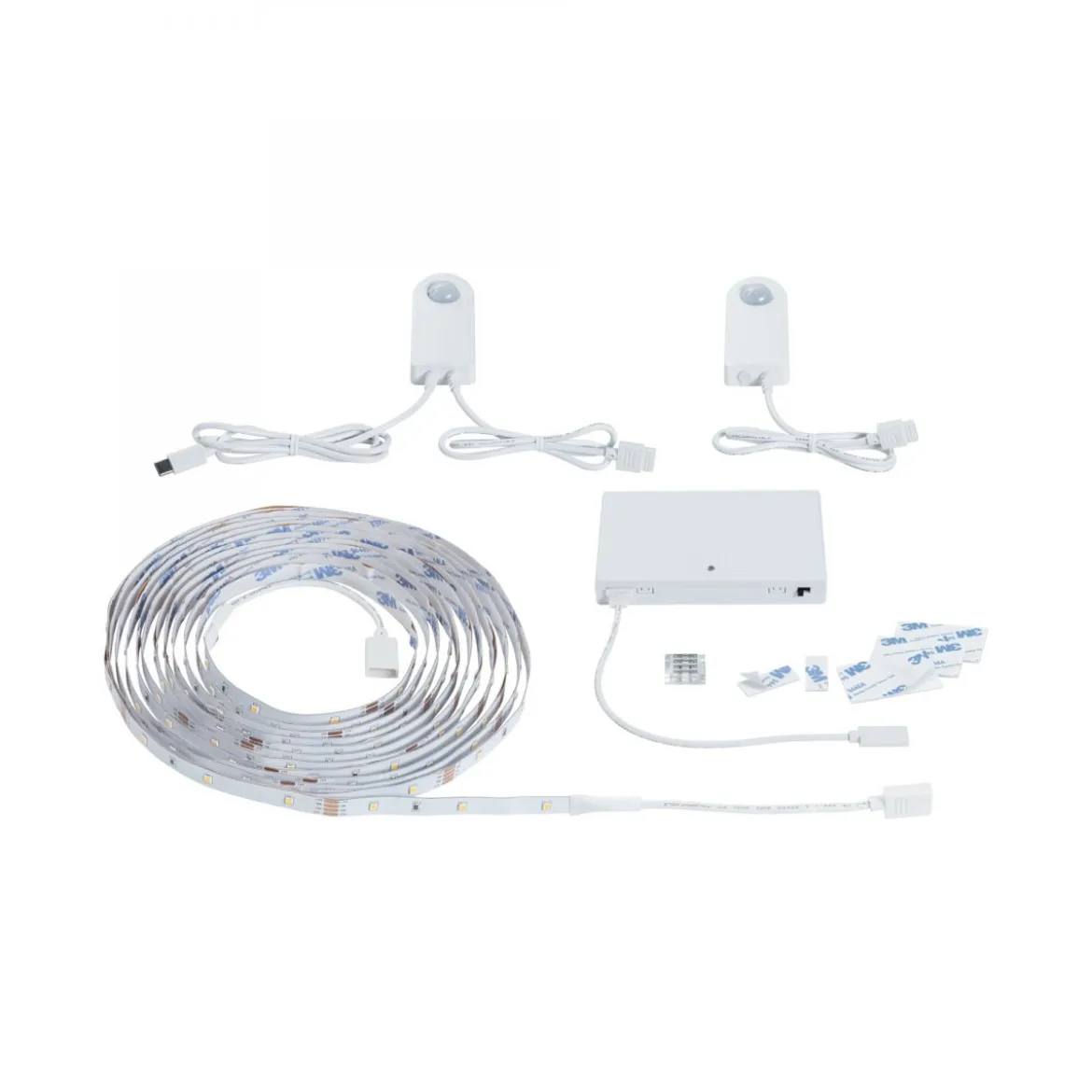 Paulmann 71120 MaxLED Stair LED Strip Sensor Akku-Set 5m Bewegungsmelder Weiß