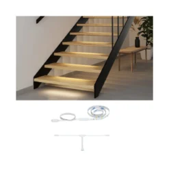 Paulmann 71218 MaxLED Stair LED Strip Erweiterung 0,5m 2700K Weiß